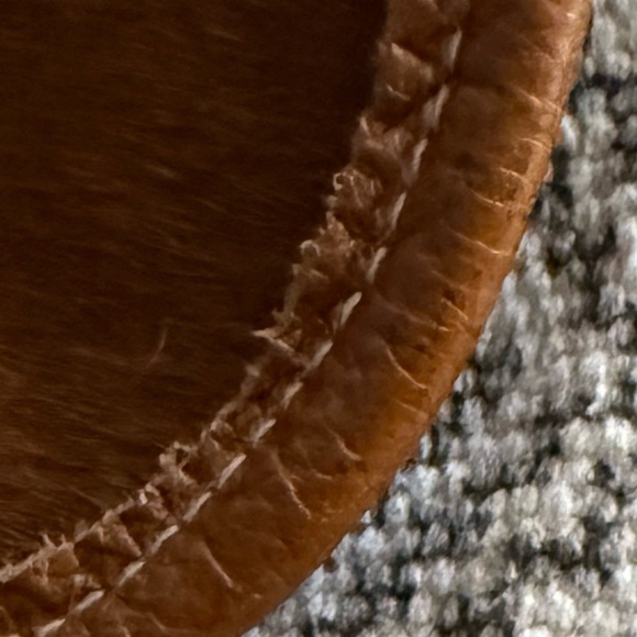 Myra Bag Purse Satchel New Cow Hide Leather canvas Medium Crossbody - Picture 9 of 10